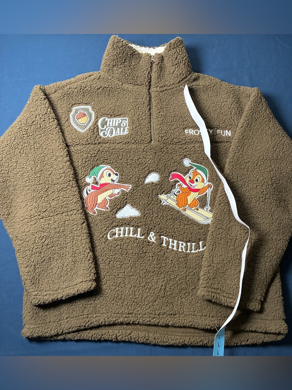 Fleece Pullover Sweatshirt for Kids - Chip & Dale Brown